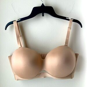 Cacique Lane Bryant tan push-up, convertible bra 38DD